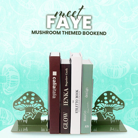 Aesthetic Bookend Shelf Organizer