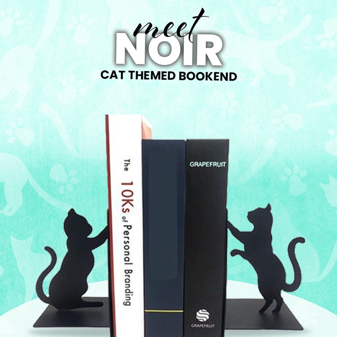 Noir-Bookend Organizer