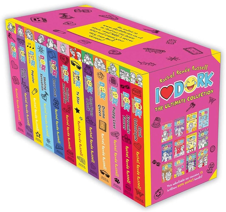 Dork Diaries 12巻セット　英語　多読　おすすめ Amazon.co.jp: Dork diaries: 12 book collection : Russell, Rachel