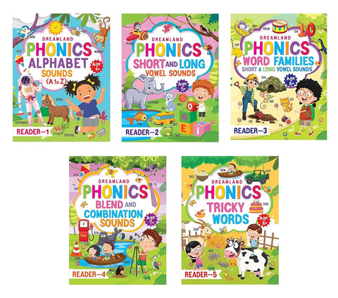 Phonics Reader – 5-Book Set for Kids