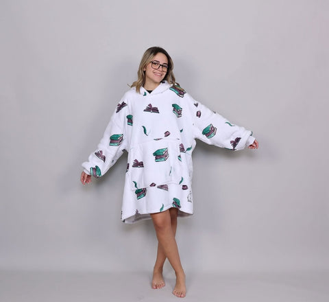 Exclusive Cozy on Cozy X Bookloft Blanket Hoodie! ( with FREE book)