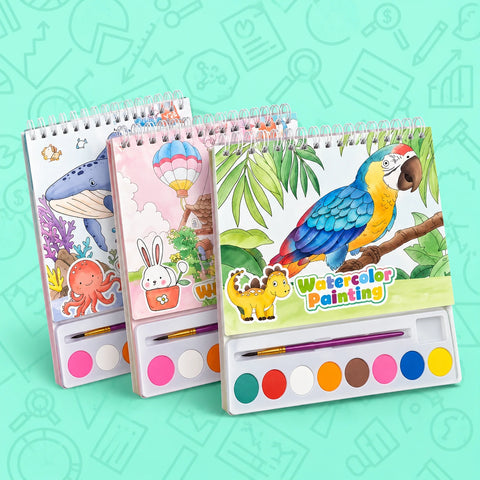 Watercolor Painting Kit | Set of 3 🎨
