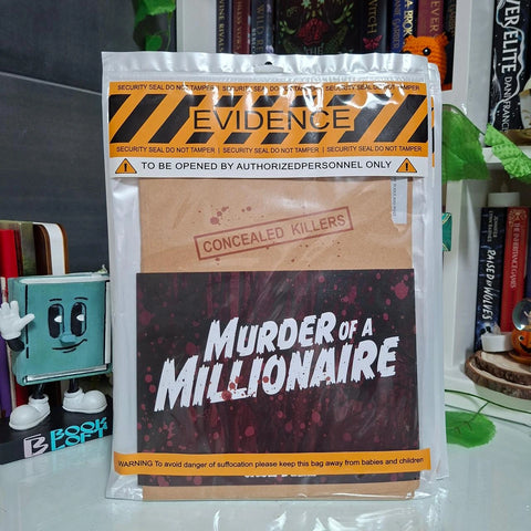 Murder of a millionaire murder mystery case game