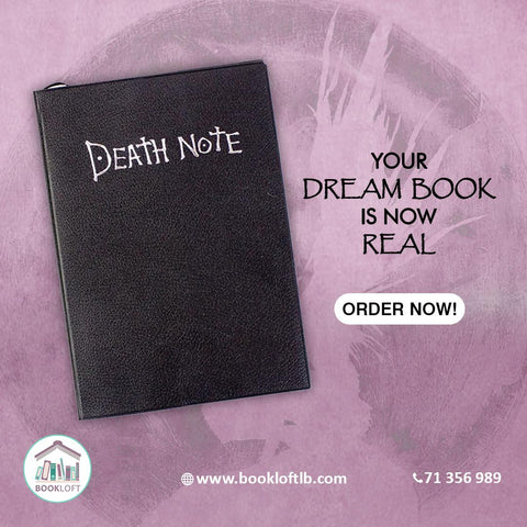 Dreath Note Notebook Death Note Notebook – Bookloftlb