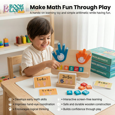Finger Arithmetic Wooden Learning Board